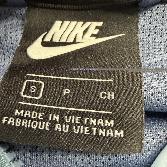 Nike Windrunner Jacket Mens Small Blue Green Hooded Full Zip Lightweight - Picture 6 of 12